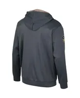 Men's Colosseum Charcoal Air Force Falcons Oht Military-Inspired Appreciation Pullover Hoodie