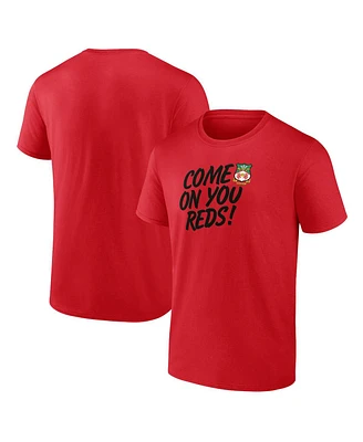 Men's Fanatics Red Wrexham Come On You Reds T-shirt