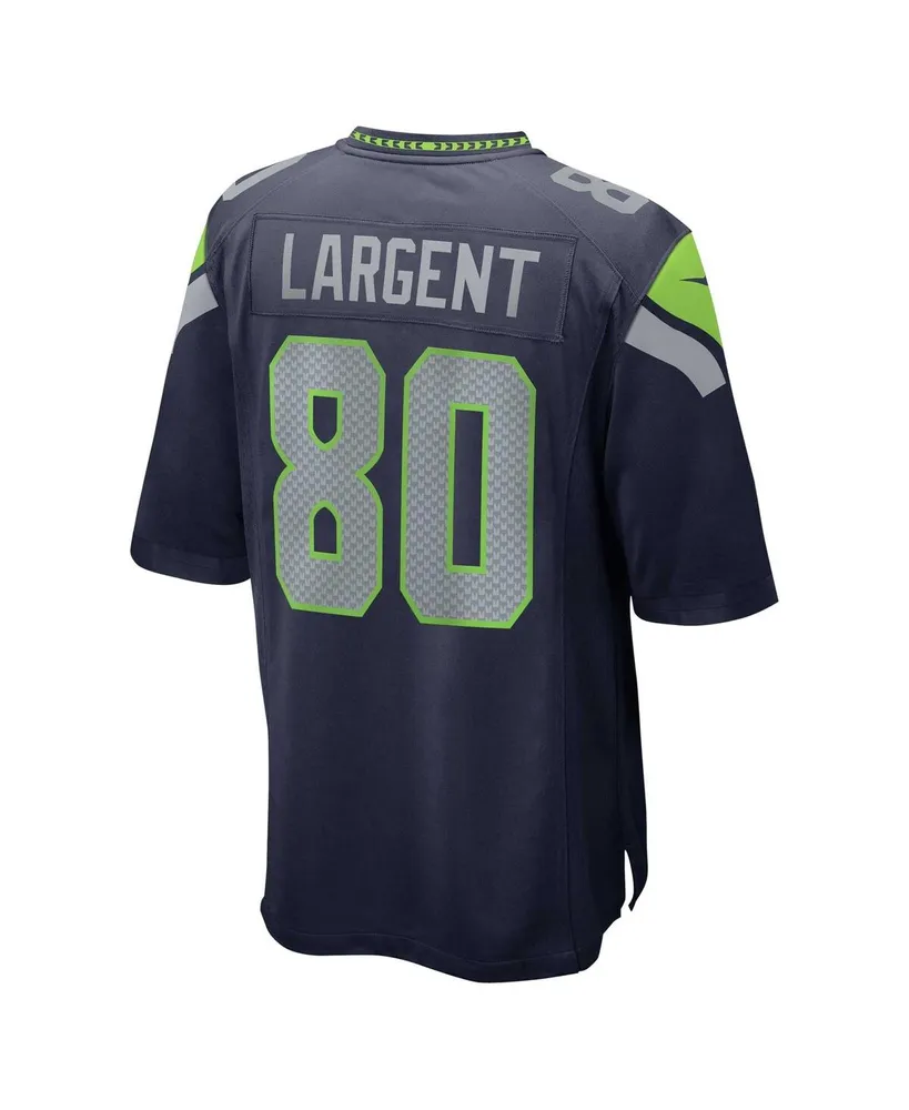 Men's Nike Steve Largent College Navy Seattle Seahawks Retired Player Game Jersey