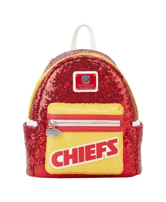 Men's and Women's Loungefly Kansas City Chiefs Sequin Mini Backpack