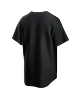 Men's Nike Black, White New York Yankees Official Replica Jersey