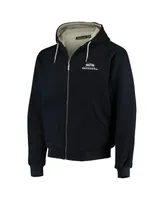 Men's Dunbrooke Navy Seattle Seahawks Craftsman Thermal-Lined Full-Zip Hoodie