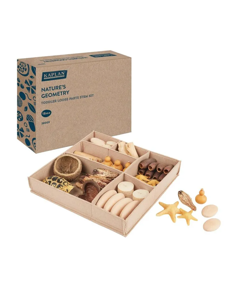 Kaplan Early Learning Nature's Geometry: Toddler Loose Parts Stem Kit