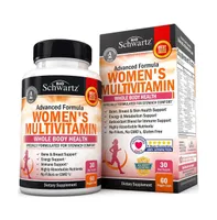 Bioschwartz Women's Multivitamin Capsule, Energy Supplement for Women, Whole Body Health Vitamins, Bioschwartz, 60ct