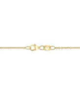 Effy Sapphire (1-3/8 ct. t.w.) & Diamond (1/20 ct. t.w.) Asymmetric 18" Pendant Necklace in 14k Gold