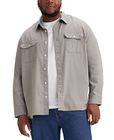 Levi's Men's Big & Tall Relaxed Fit Button-Front Worker Shirt