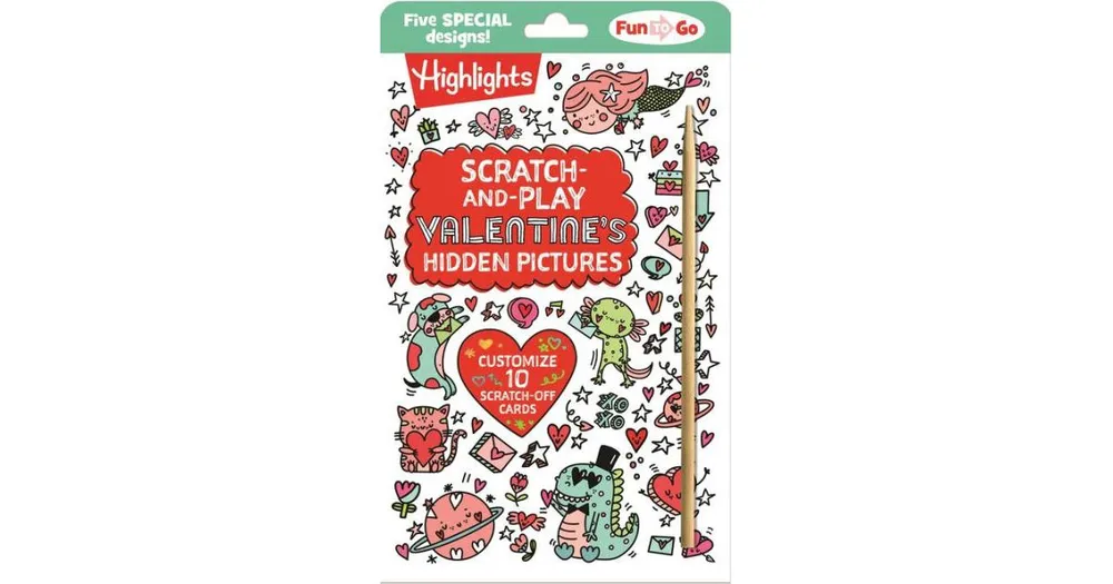 Scratch-and-Play Valentine's Hidden Pictures by Highlights Created by