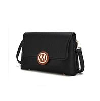 Mkf Collection Johanna Multi Compartment Cross body Bag by Mia K