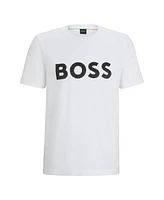 Boss by Hugo Boss Men's Reflective Hologram Logo T-shirt