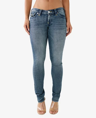 True Religion Women's Stella Flap Skinny Jeans
