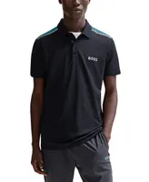 Boss by Hugo Men's Contrast Logo Performance- Polo Shirt