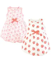 Touched by Nature Baby Girls Organic Cotton Sleeveless Dresses