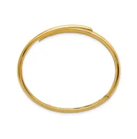 18k Yellow Gold Hinged Cuff Bangle Bracelet