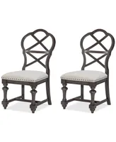 Mandeville 2pc X-Back Chair Set