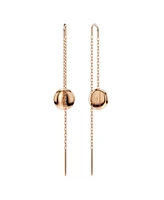 Swarovski White, Rhodium Plated or Rose-Gold Tone Meteora Drop Earrings