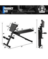 Multi-Functional Adjustable Full Body Exercise Weight Bench