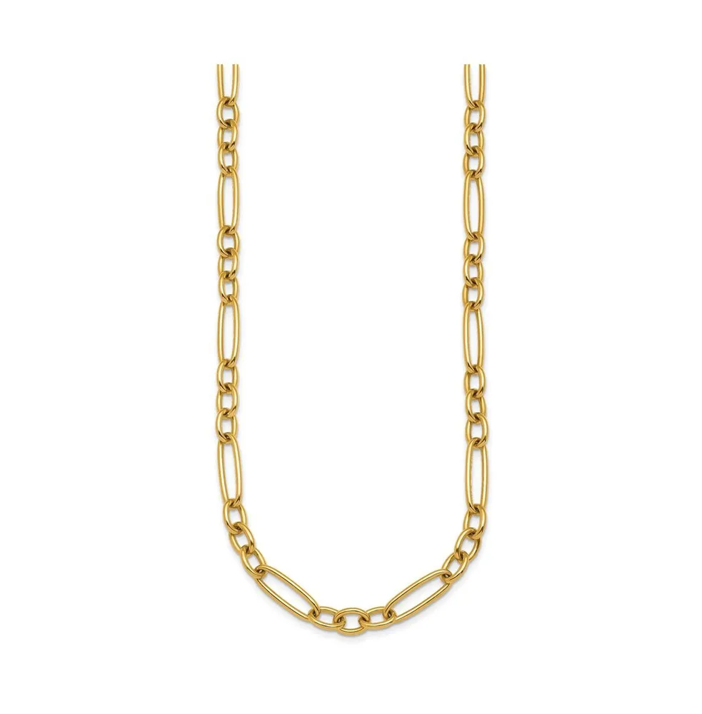 18k Yellow Gold Fancy Link Necklace