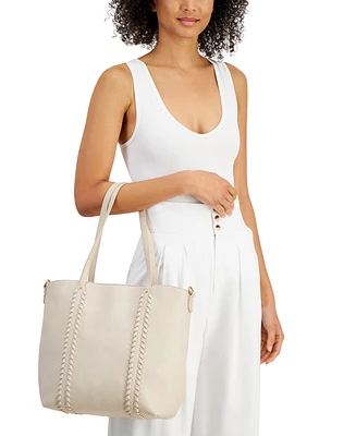 Style & Co Whip-Stitch Medium Tote Bag, Created for Macy's