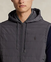 Polo Ralph Lauren Men's Hybrid Hooded Full-Zip Vest