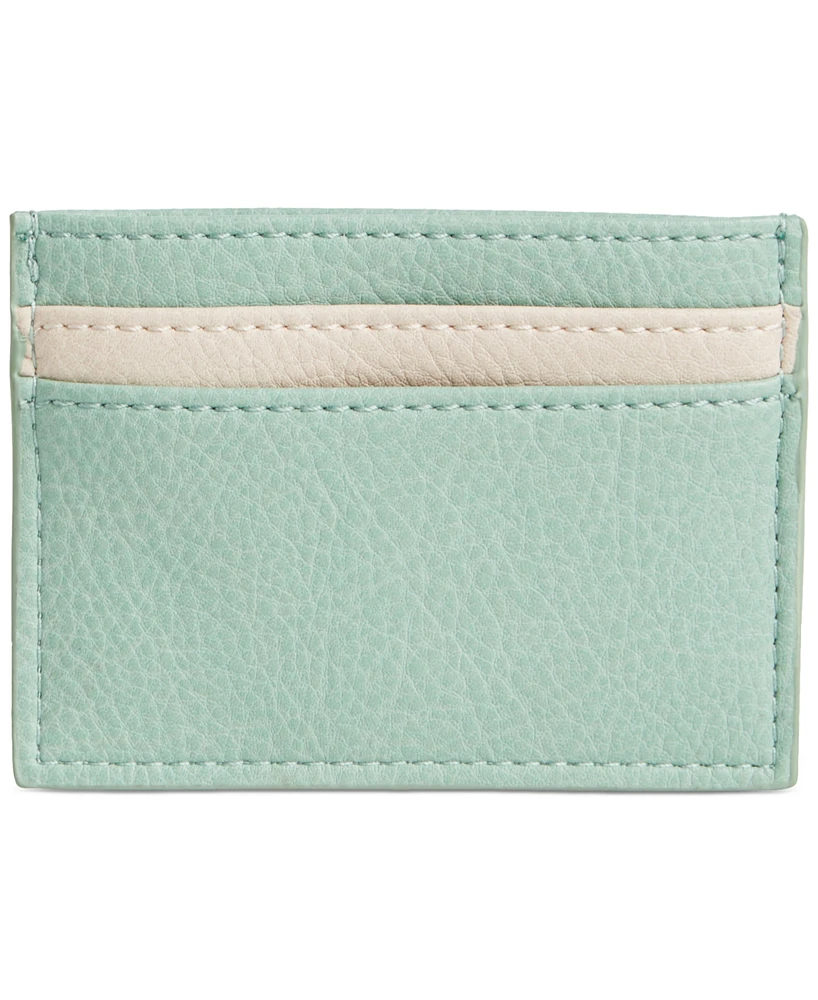 Style & Co Colorblocked Card Case, Created for Macy's