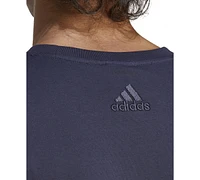 adidas Men's Essentials Single Jersey Big Logo Short Sleeve Crewneck T-Shirt