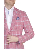 Yarn Dye Windowpane Sport coat Blazers