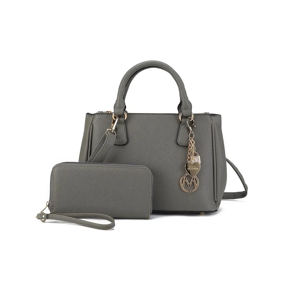 Mkf Collection Ruth Satchel Bag with Wallet by Mia K