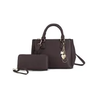 Mkf Collection Ruth Satchel Bag with Wallet by Mia K