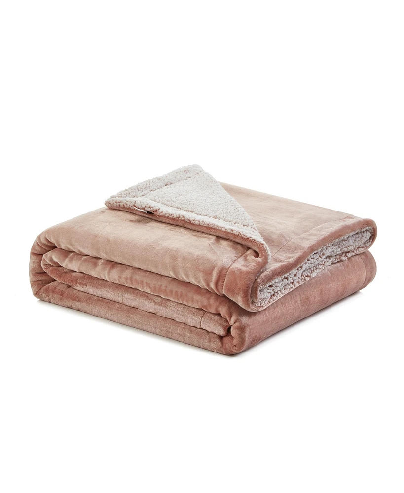 Cozy Tyme Orville Sherpa Throw Blanket King