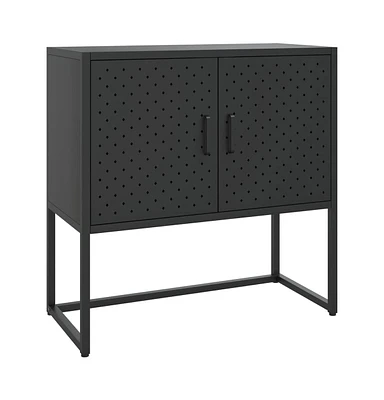 vidaXL Sideboard 29.5"x13.8"x29.5" Steel