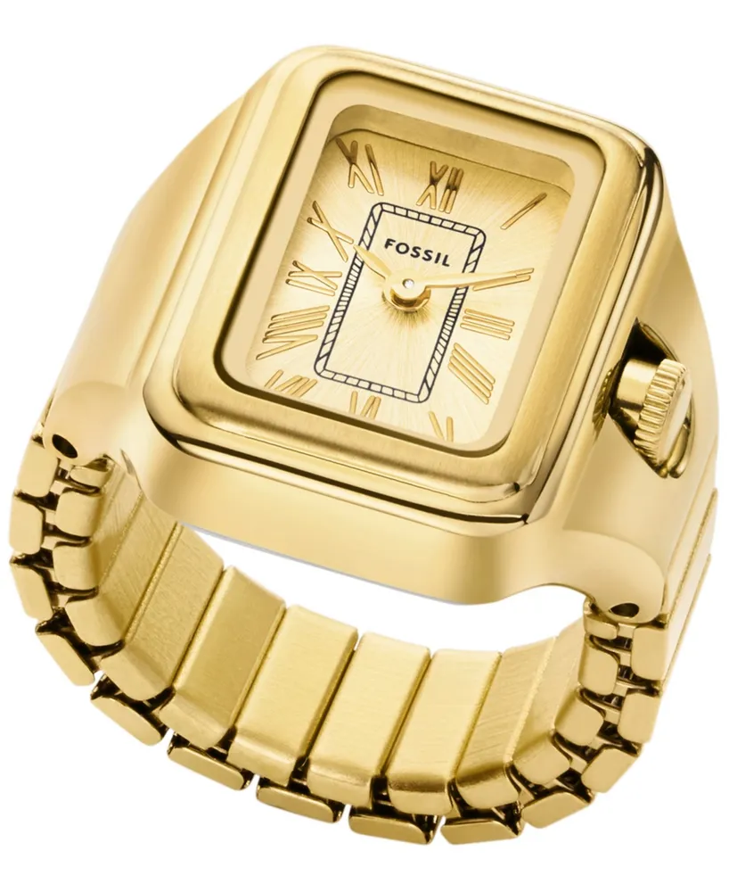 Fossil Raquel Watch Ring Two-Hand Rose Gold-Tone Stainless Steel – The Watch  Factory ®