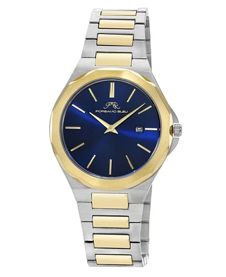 Porsamo Bleu Alexander Stainless Steel Two Tone & Bleu Mens Watch 1232CALS