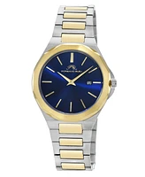 Porsamo Bleu Alexander Stainless Steel Two Tone & Bleu Mens Watch 1232CALS - Two