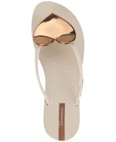 Ipanema Women's Wave Heart Sparkle Flip-Flop Sandals