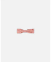 Baby Girl Organic Cotton Point Elle Knit Headband Old Rose - Infant