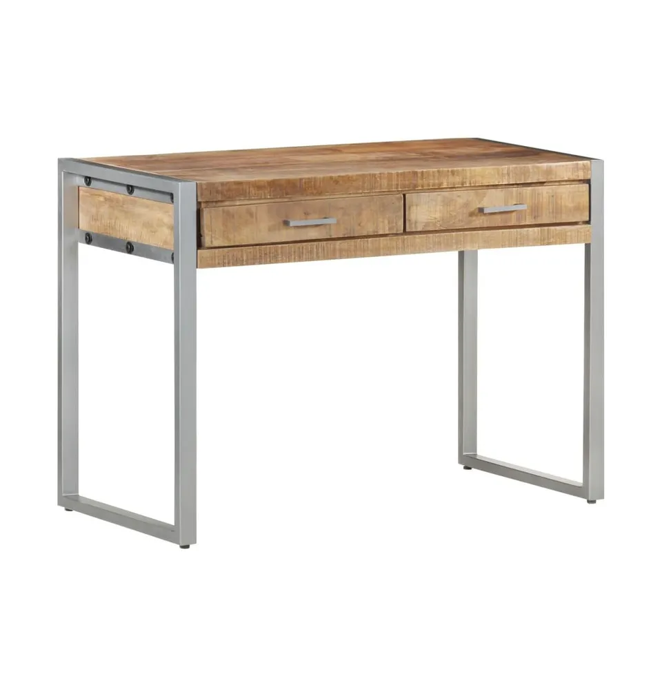 Desk 42.5"x19.7"x29.5" Rough Mango Wood
