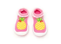 Komuello's Baby Girl First Walk Sock Shoes Pineapple