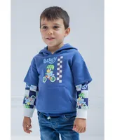 Bluey Fleece Hang down Hoodie Toddler |Child Boys