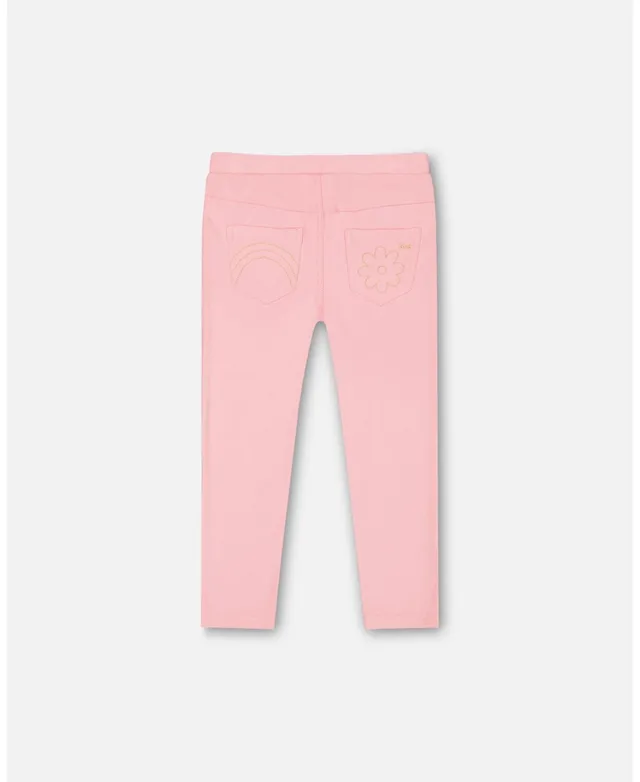 Deux Par Deux Girl Jeggings Light Pink