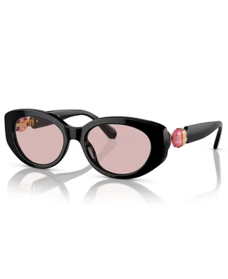 Swarovski Women's Low Bridge Fit Sunglasses SK6002F