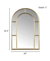 Martha Stewart Regina Arched Wall Mirror