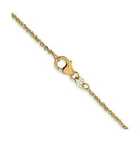 18k Yellow Gold 16" Singapore Chain Necklace