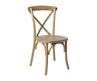 Bardstown X-Back Bistro Style Wooden High Back Dining Chair