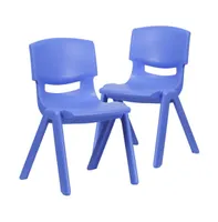 2 Pack Plastic Stackable School Chair