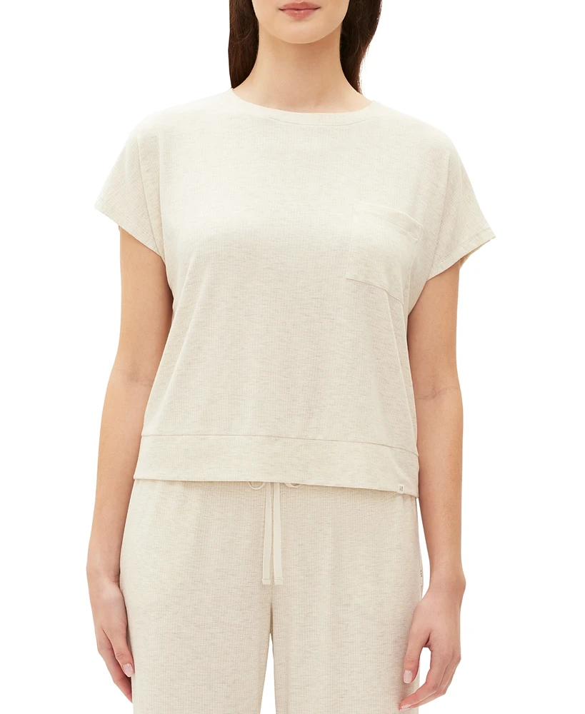 Gap GapBody Women's Ribbed Short-Sleeve Pajama Top