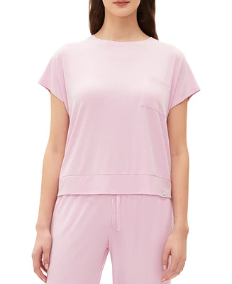 Gap GapBody Women's Ribbed Short-Sleeve Pajama Top