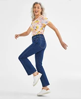 Style & Co Petite Mid-Rise Curvy Bootcut Jeans, Created for Macy's