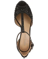 Thalia Sodi Women's Chacey Embellished T-Strap Platform Pumps