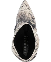 Journee Collection Women's Jo Slouchy Kitten Heel Dress Booties