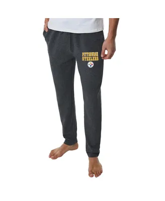 Men's Concepts Sport Charcoal Pittsburgh Steelers Resonance Tapered Lounge Pants